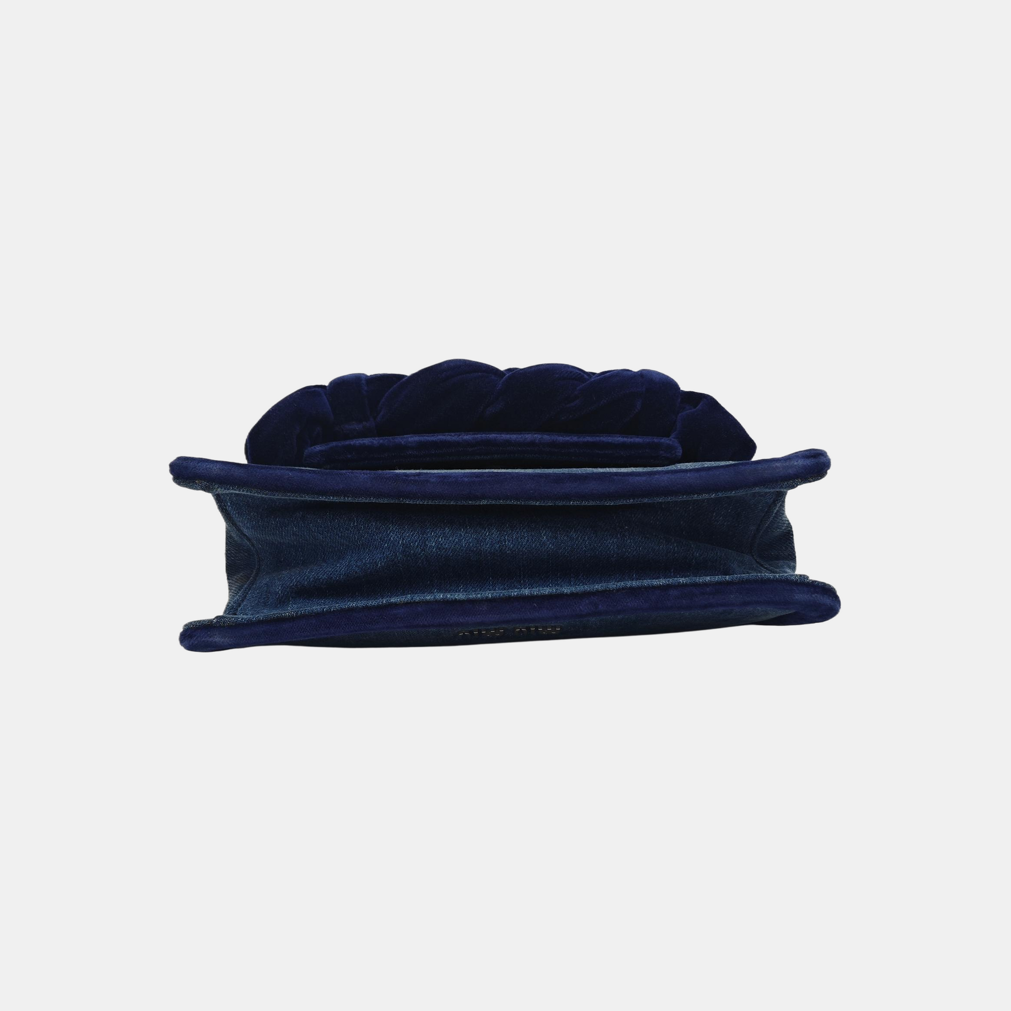 Denim Shoulder Bag Blue