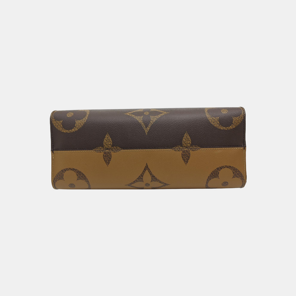 ONTHEGO MM Monogram Coated Canvas Brown