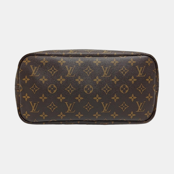 NEVERFULL MM Monogram Coated Canvas Brown