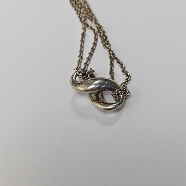 Tiffany Infinity 925 Sterling Silver Necklace