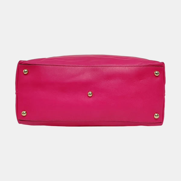 Calfskin Shoulder Bag Pink