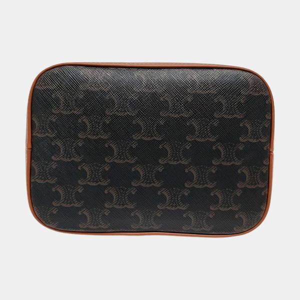TRIOMPHE CANVAS Small Coated Canvas Brown