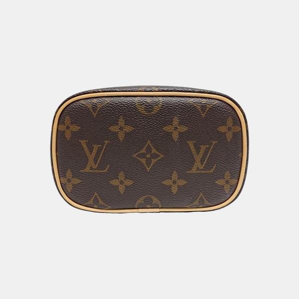 NICE Super Mini Monogram Coated Canvas Brown