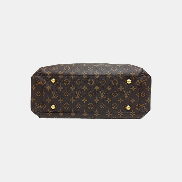MONTAIGNE GM Monogram Coated Canvas Brown