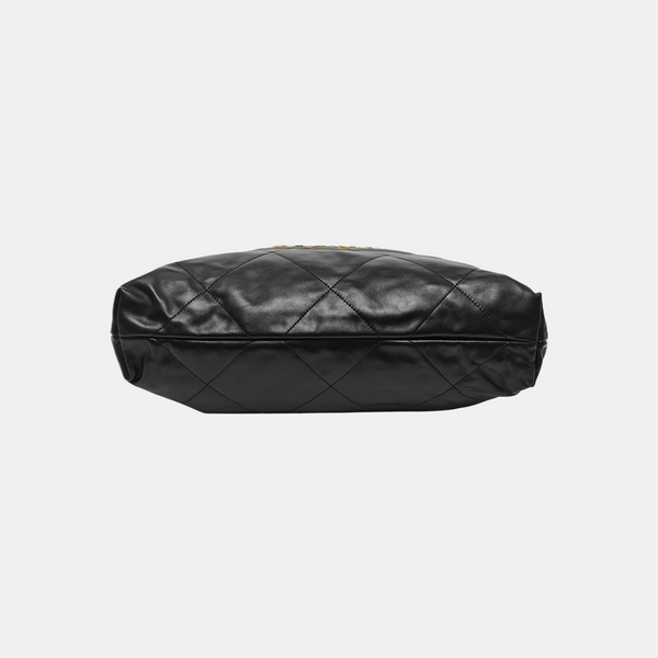 CHANEL 22 Small Quilted Calfskin Black