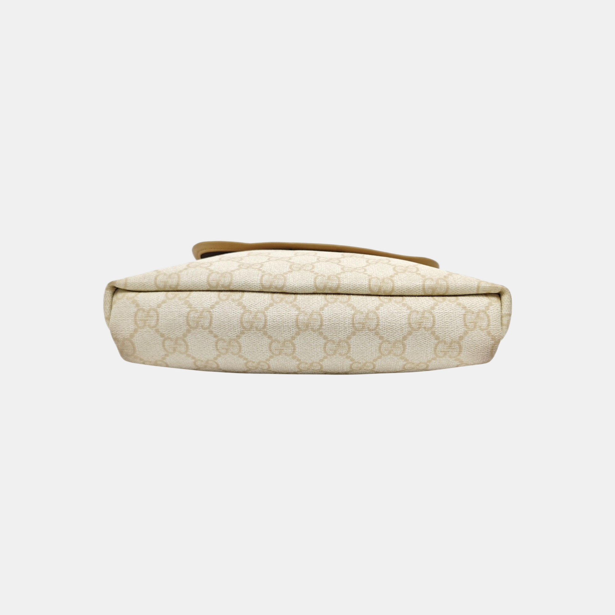 Monogram Coated Canvas Shoulder Bag Beige
