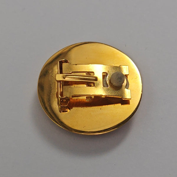 Metal Gold Clip On Earrings