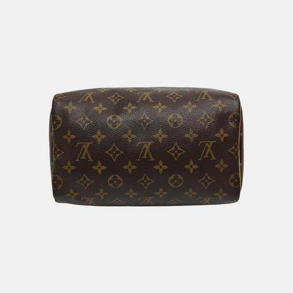 SPEEDY 25 Monogram Coated Canvas Brown