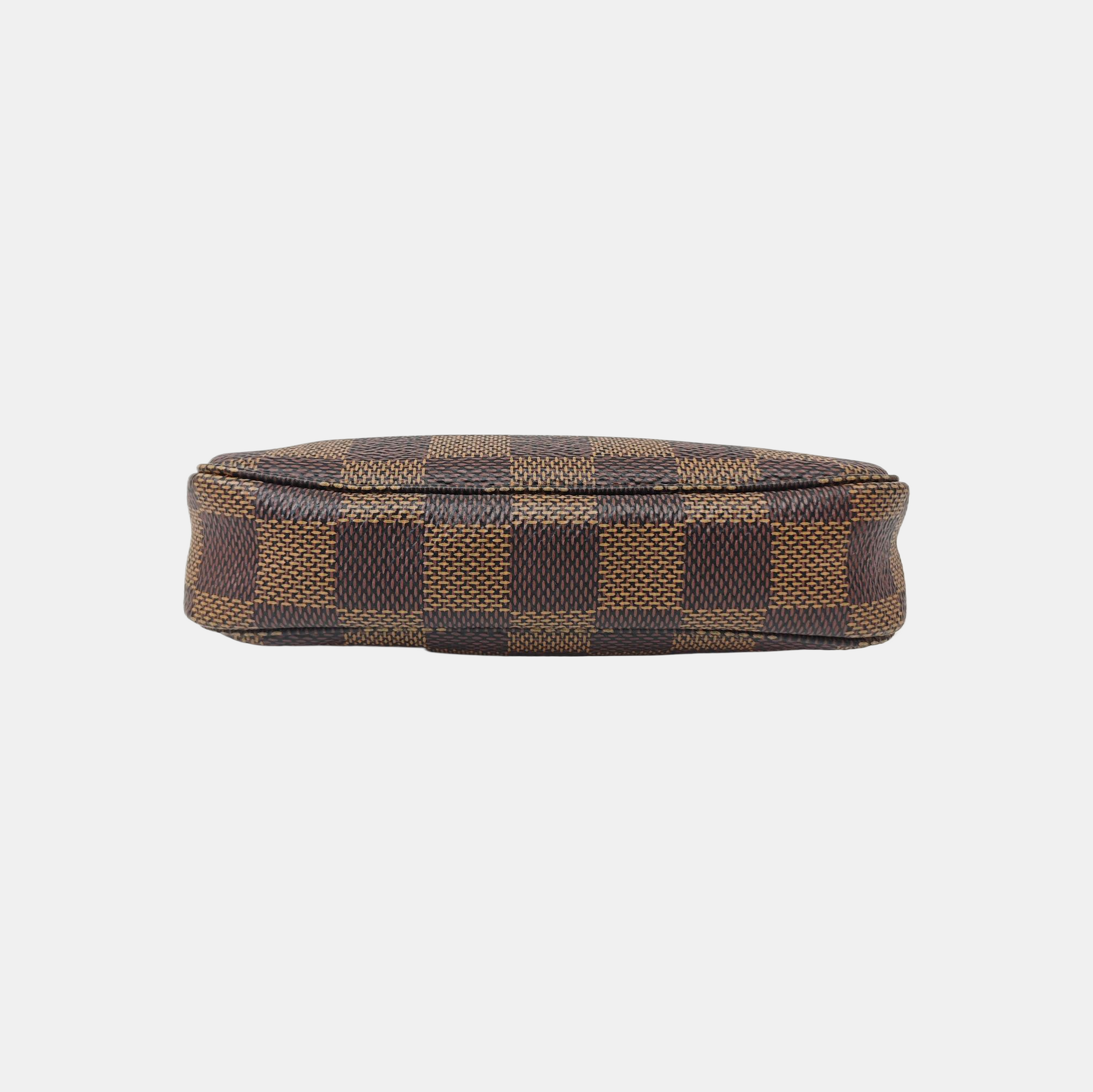ACCESSOIRES Mini Damier Ebene Coated Canvas Brown
