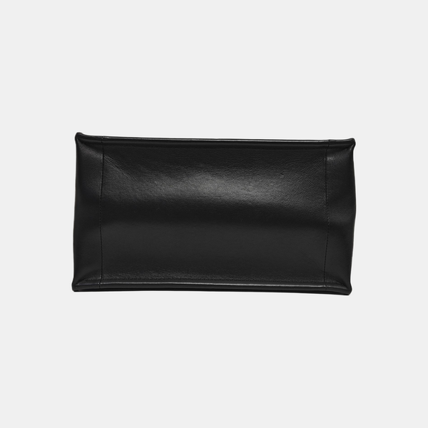 Book Tote Small Cannage Calfskin Black