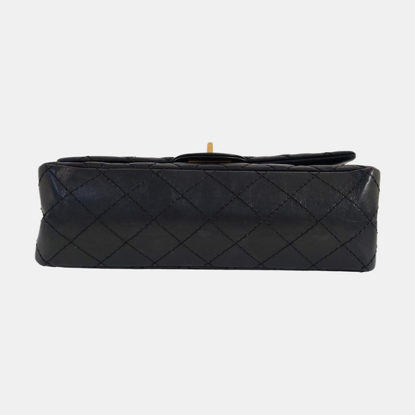 2.55 225 (small) Quilted Calfskin Black