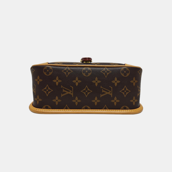 DIANE Monogram Coated Canvas Brown