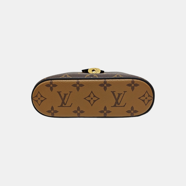 Vanity Chain Pouch Monogram Coated Canvas Brown