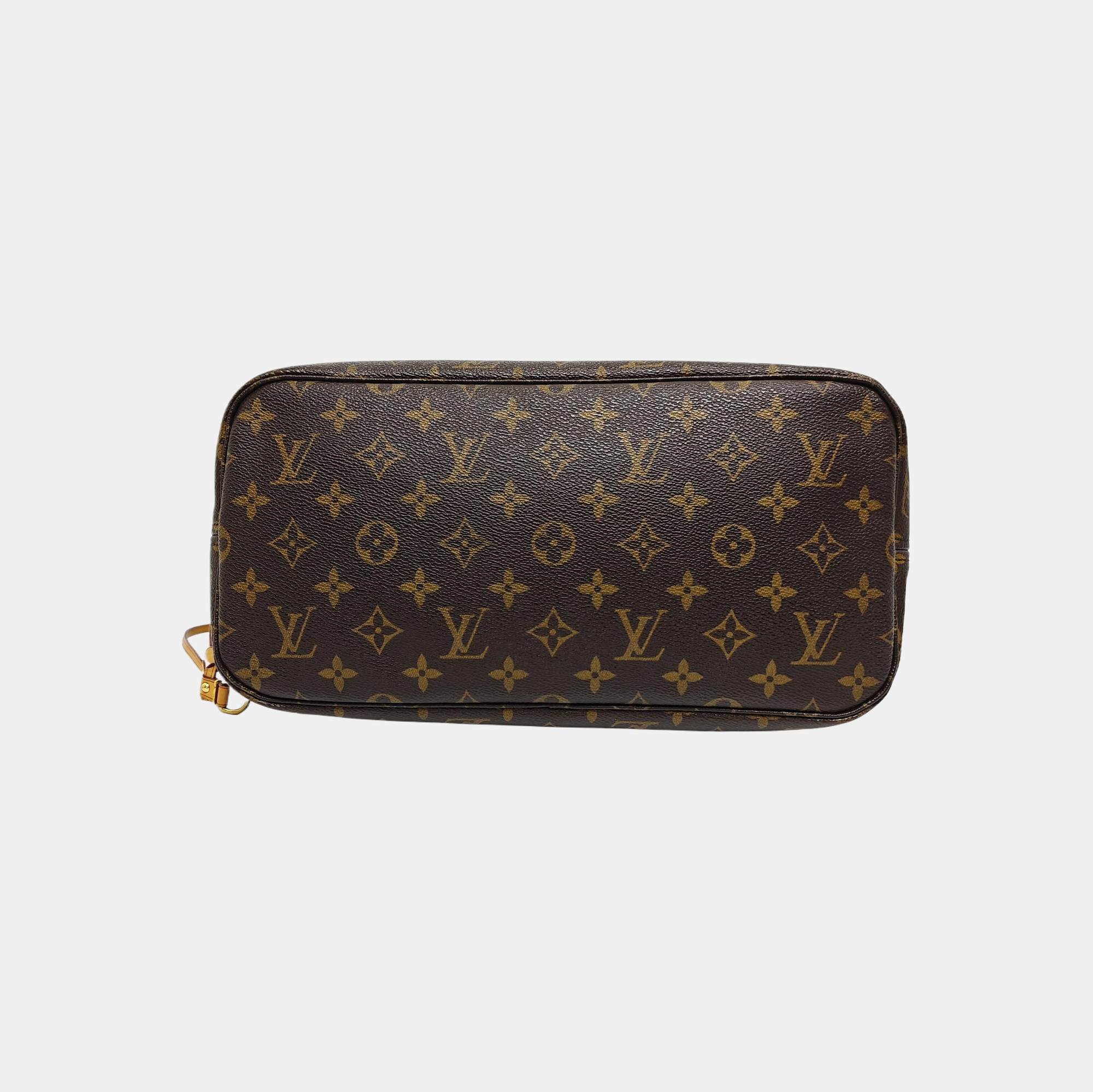 NEVERFULL MM Monogram Coated Canvas Brown