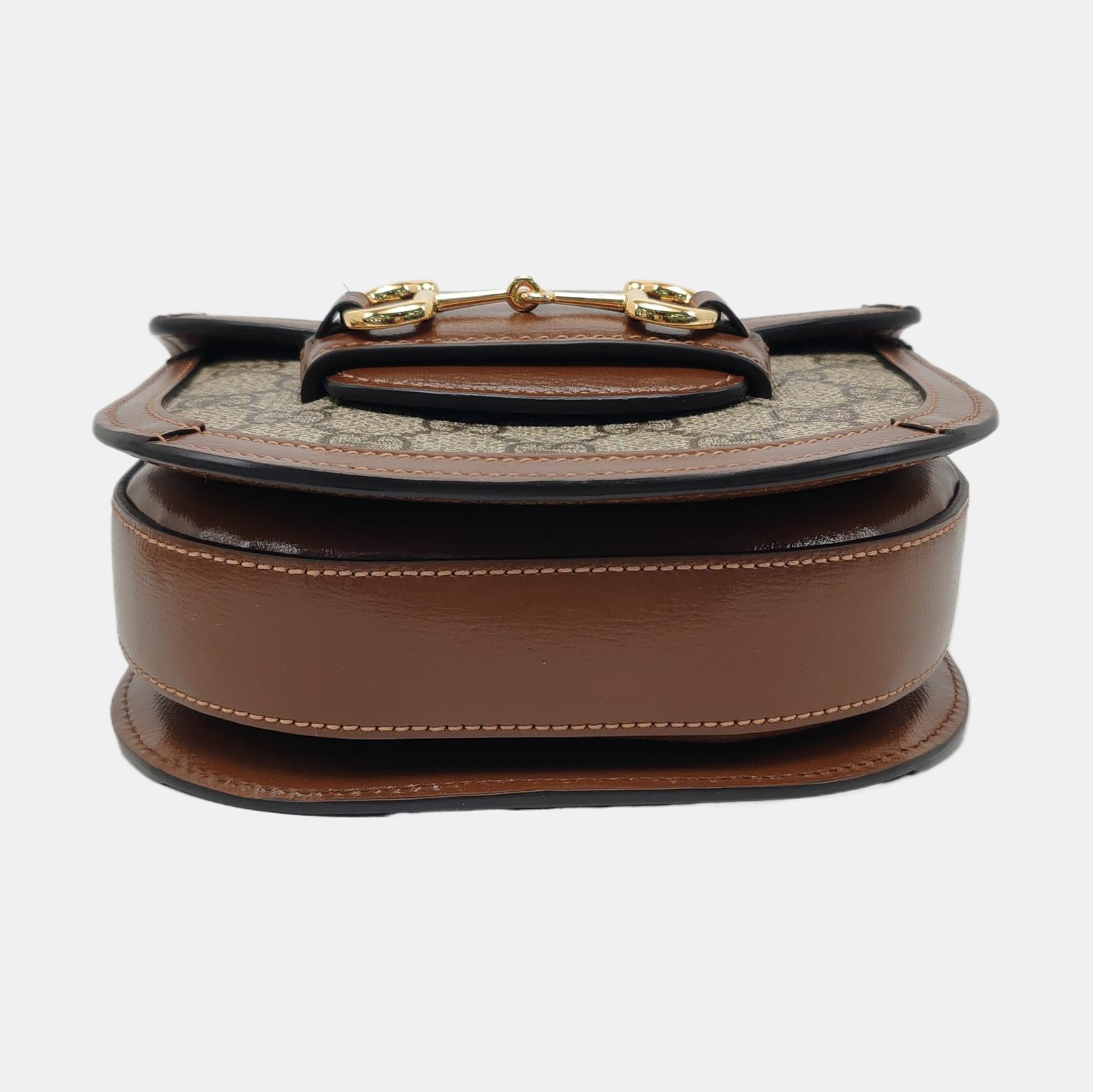 Authenticated pre-owned  Horsebit 1955 Monogram Coated Canvas Brown - Belt Bag at Looply