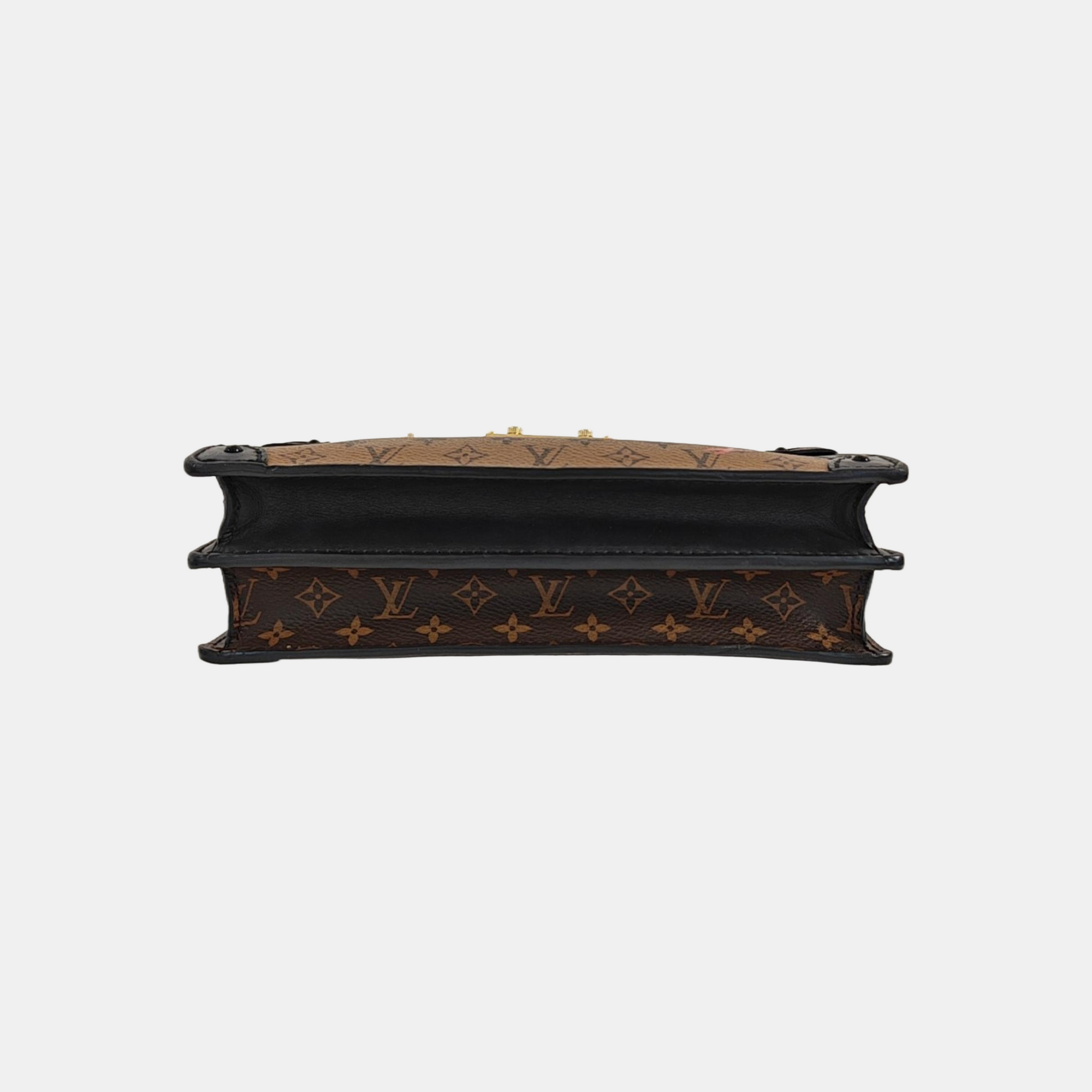 TRUNK Monogram Coated Canvas Brown