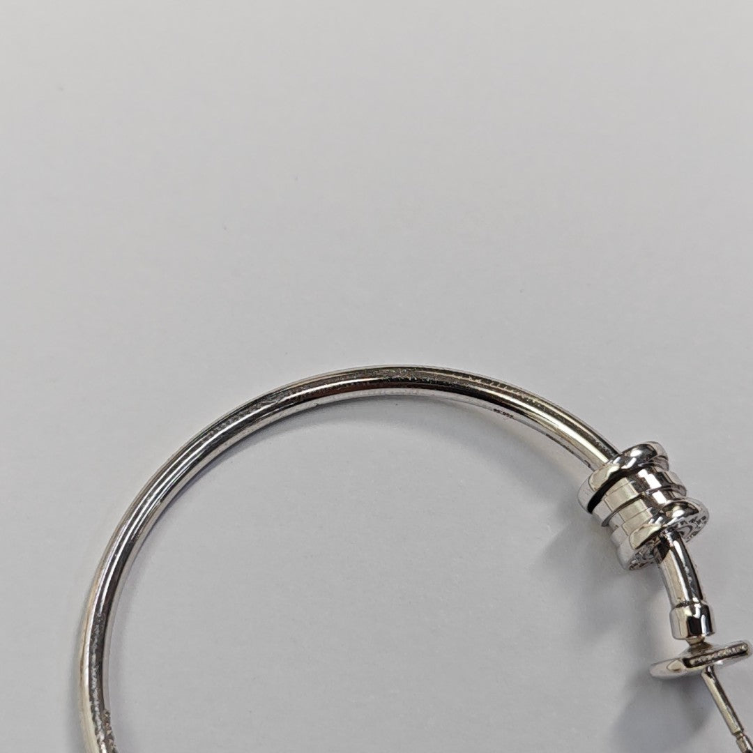 B.ZERO1 18k Rose Gold Silver Earrings
