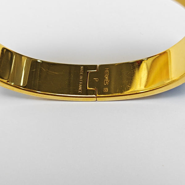 Clic Hh Metal Gold Bangle