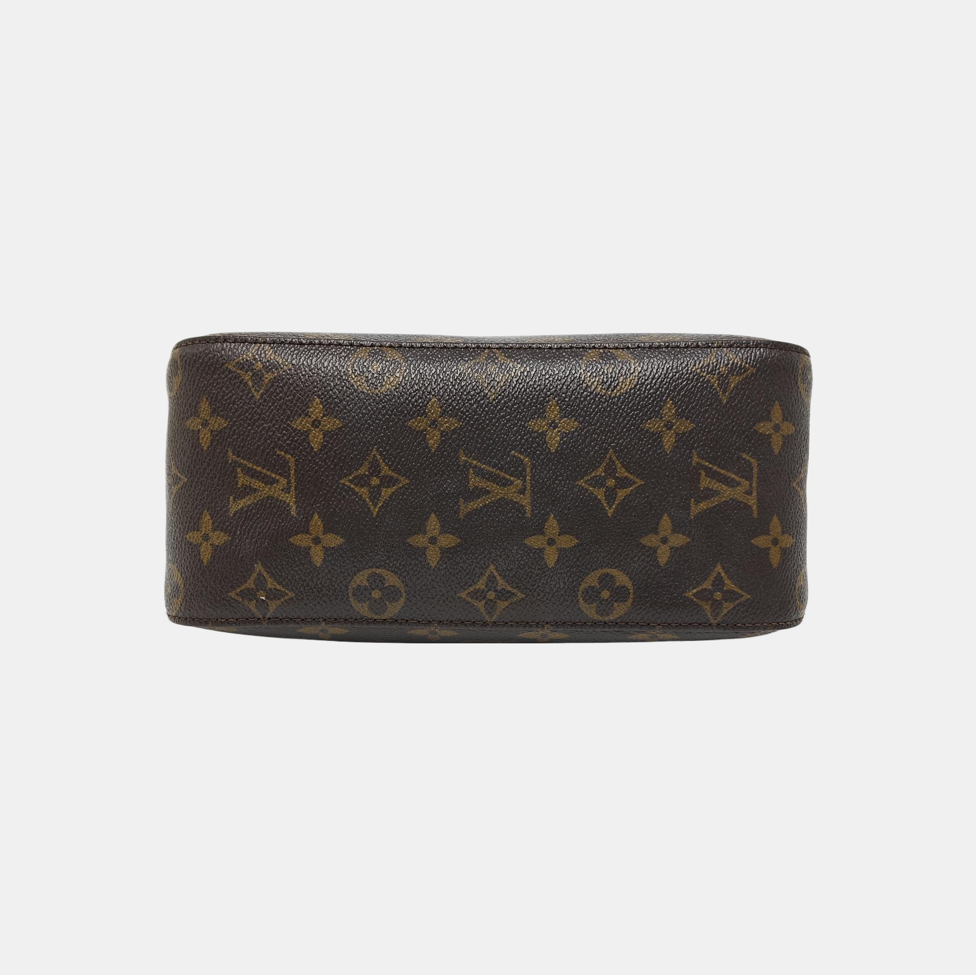 LOOPING MM Monogram Coated Canvas Brown