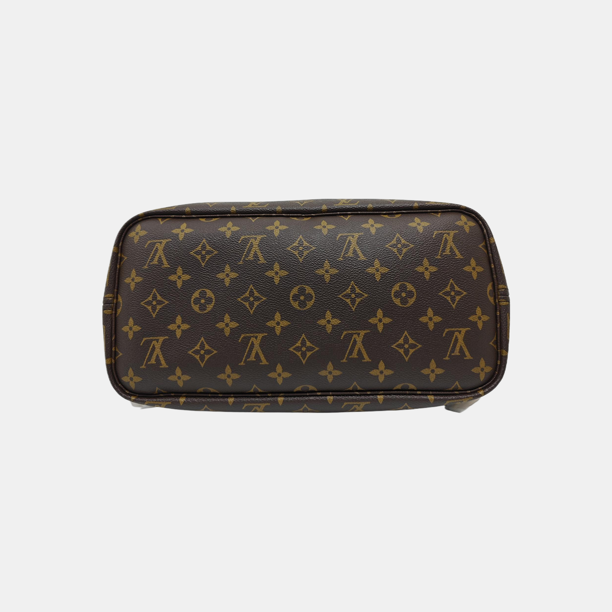 NEVERFULL INSIDE OUT MM Monogram Fabric Red