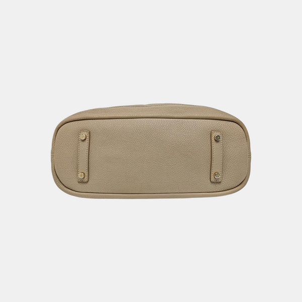 Calfskin Shoulder Bag Beige