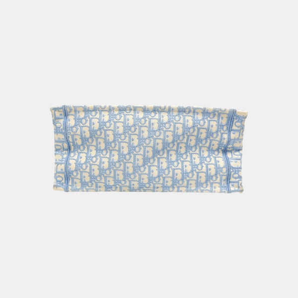 Book Tote Medium Oblique Canvas Blue