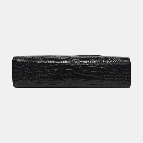 MANHATTAN Medium Calfskin Black