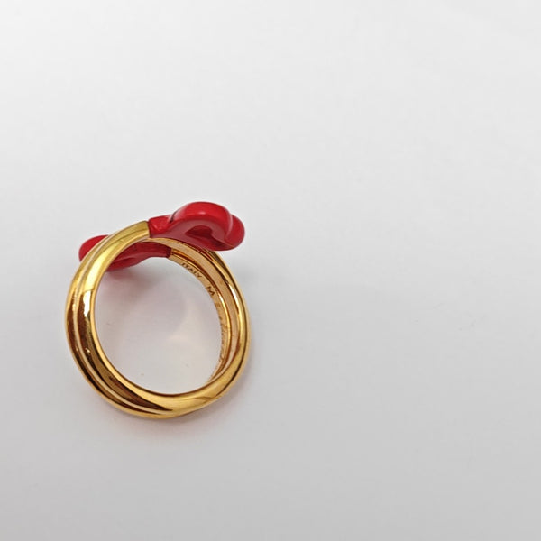 Metal Gold Ring EU 53