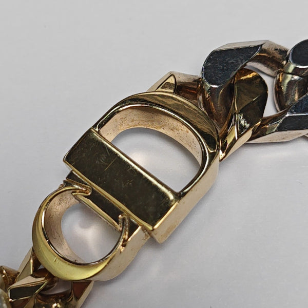 CD Icon Metal Silver Bracelet