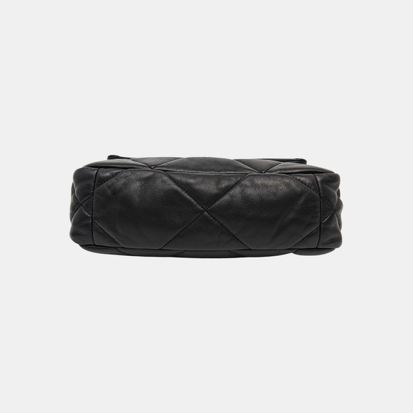CHANEL 19 Small Quilted Lambskin Black
