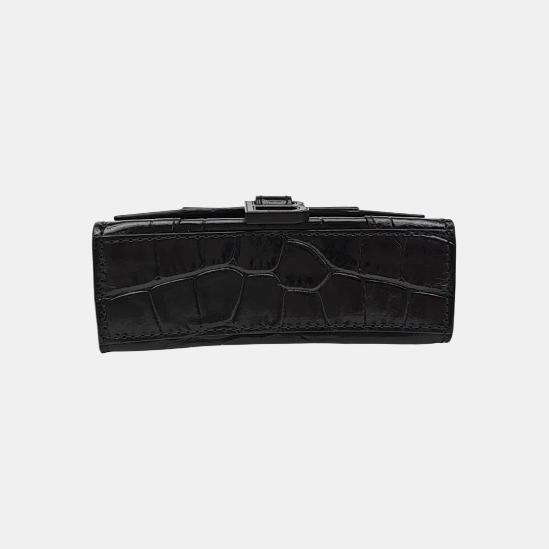 Hourglass Mini Calfskin Black