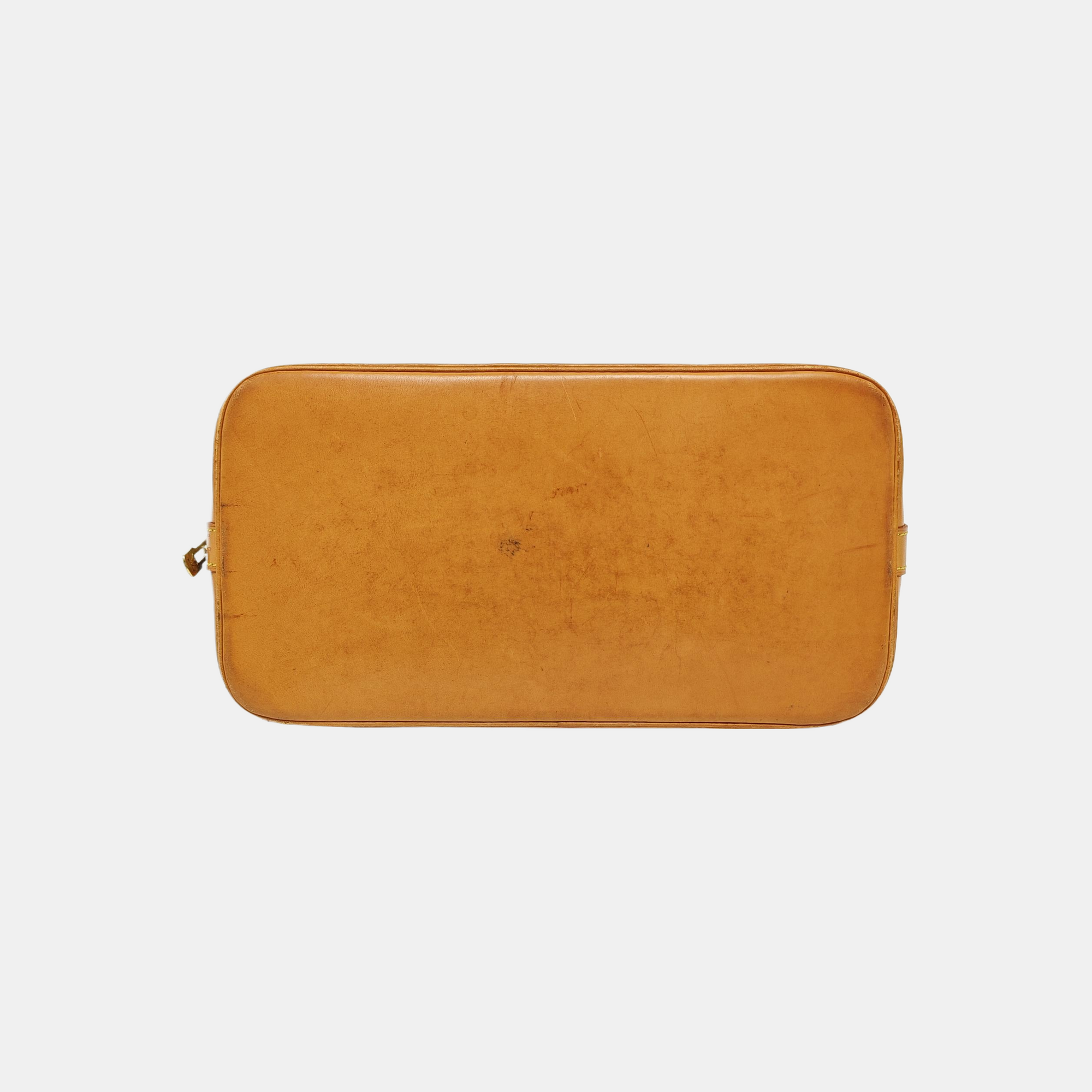 ALMA PM Monogram Coated Canvas Brown