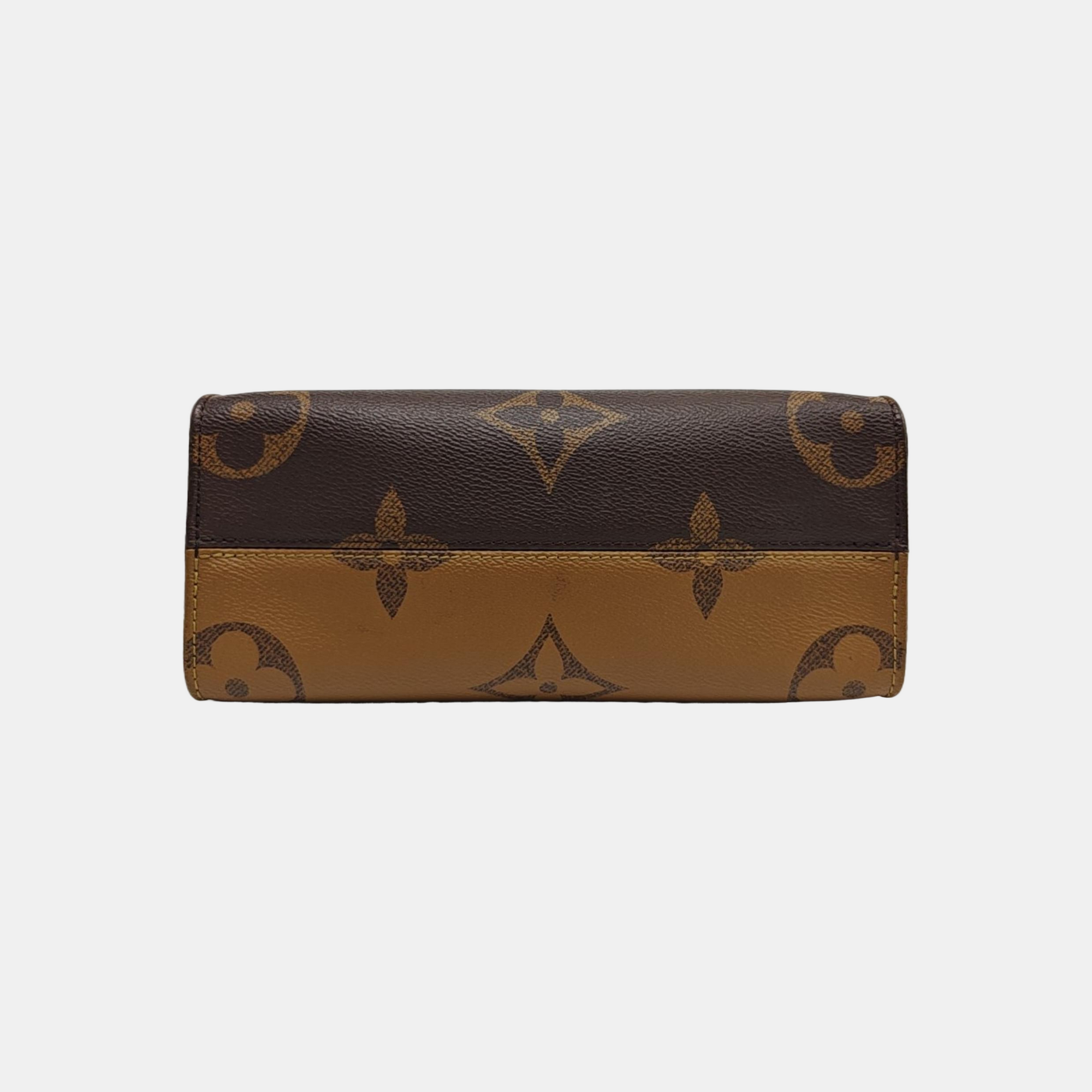 ONTHEGO PM Monogram Coated Canvas Brown