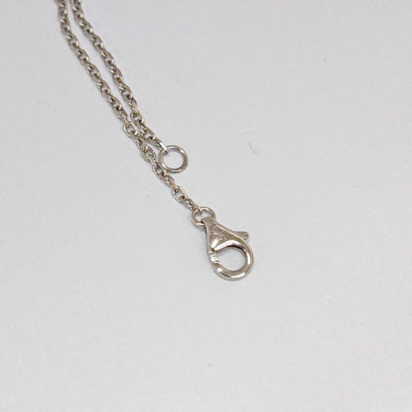 18k White Gold Silver Necklace