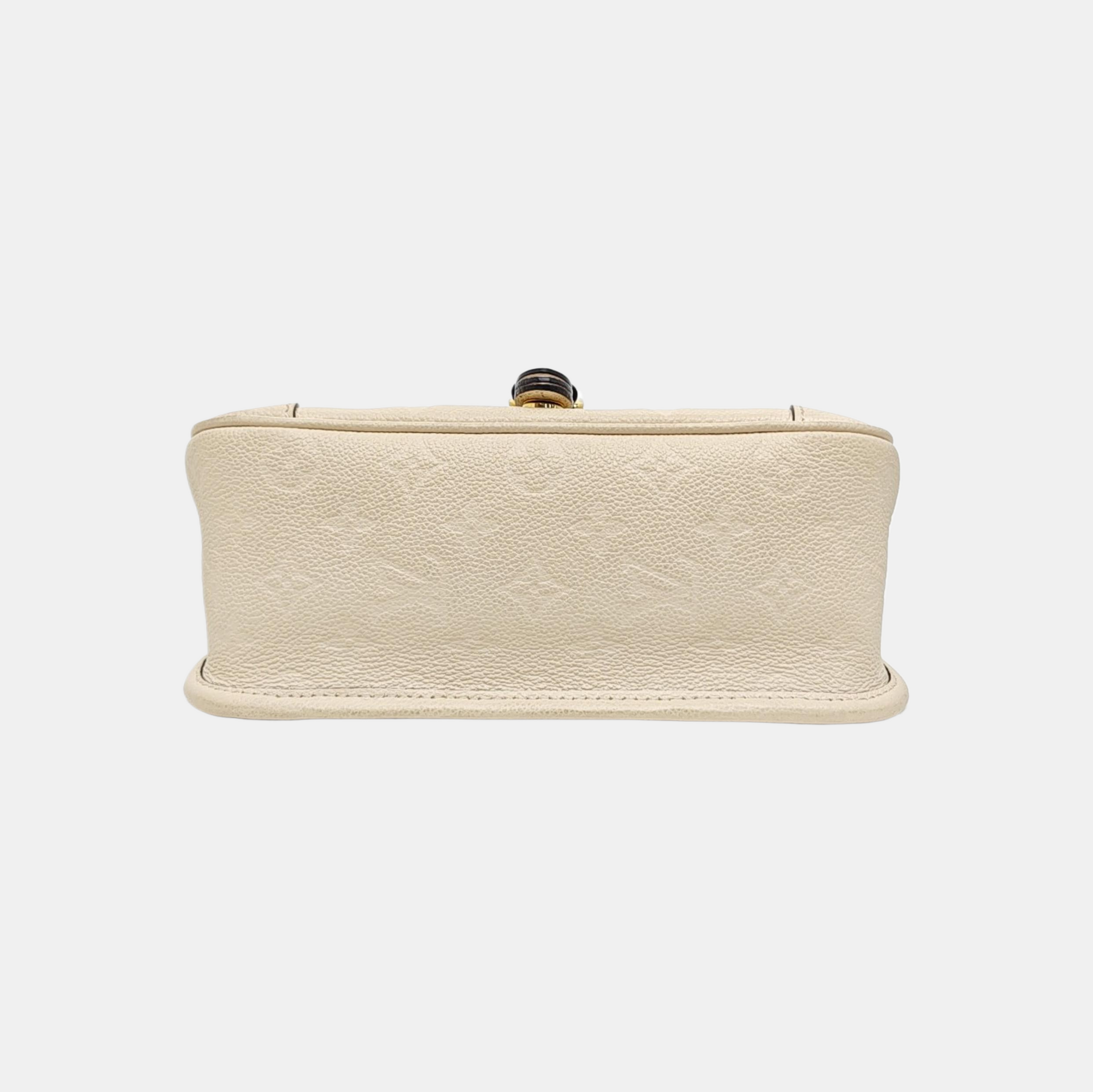 DIANE Monogram Calfskin Beige