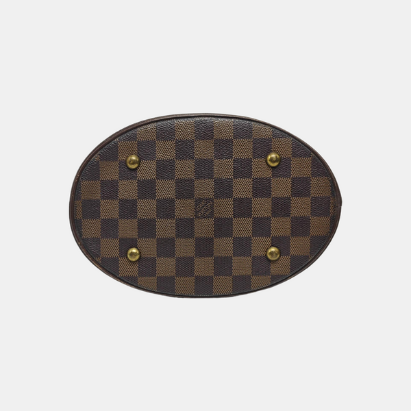 BUCKET PM Damier Ebene Coated Canvas Brown