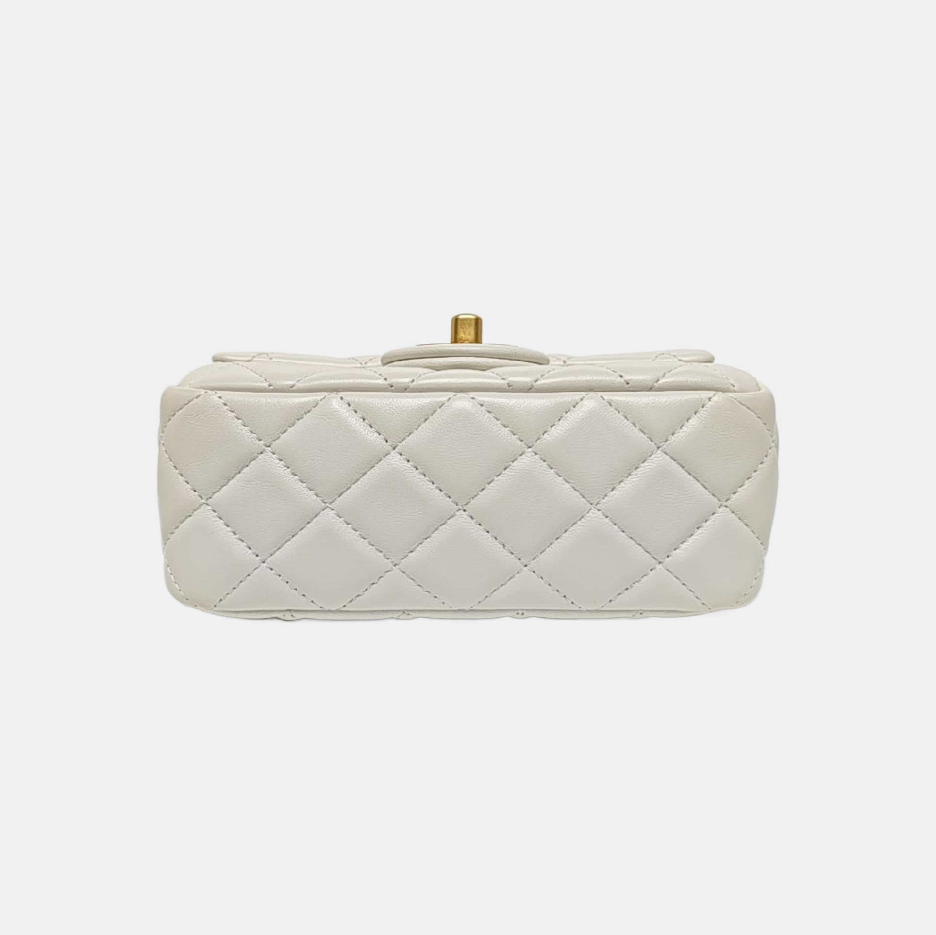 CLASSIC FLAP Mini Quilted Lambskin Green