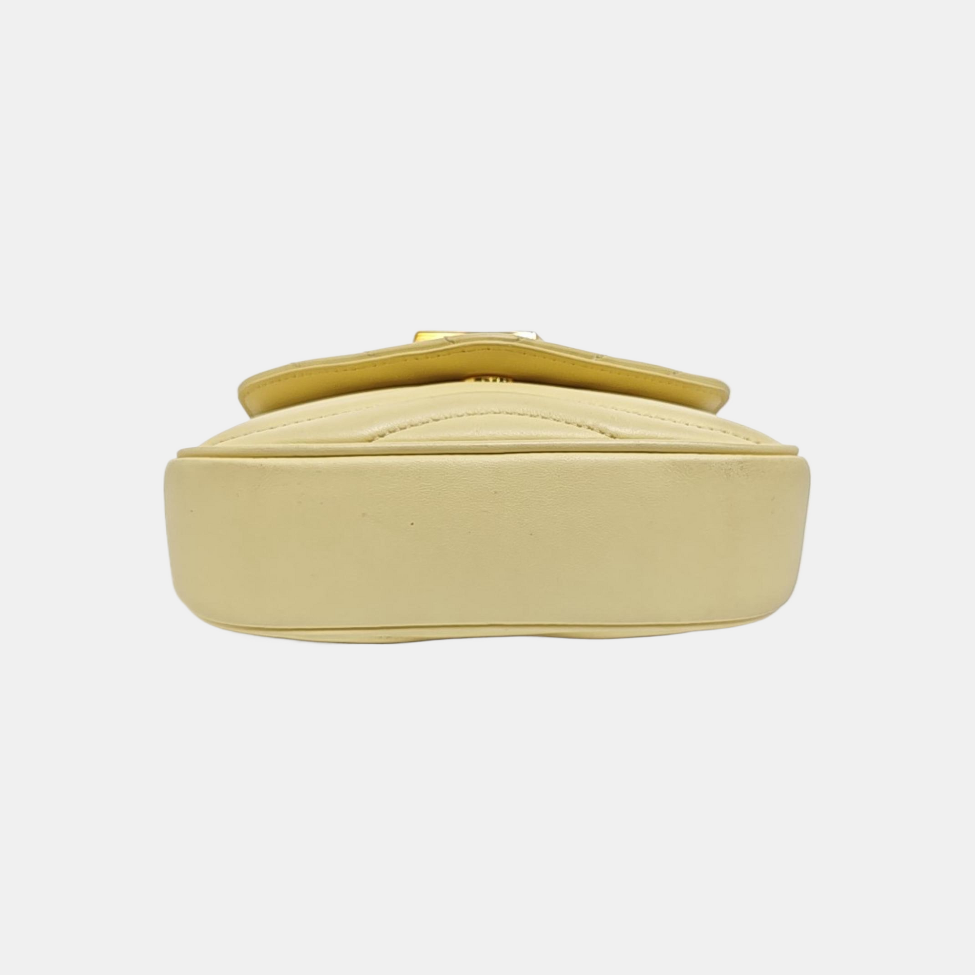 NEW WAVE Quilted Calfskin Yellow