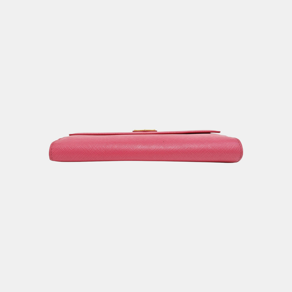 Saffiano Calfskin Wallet Pink