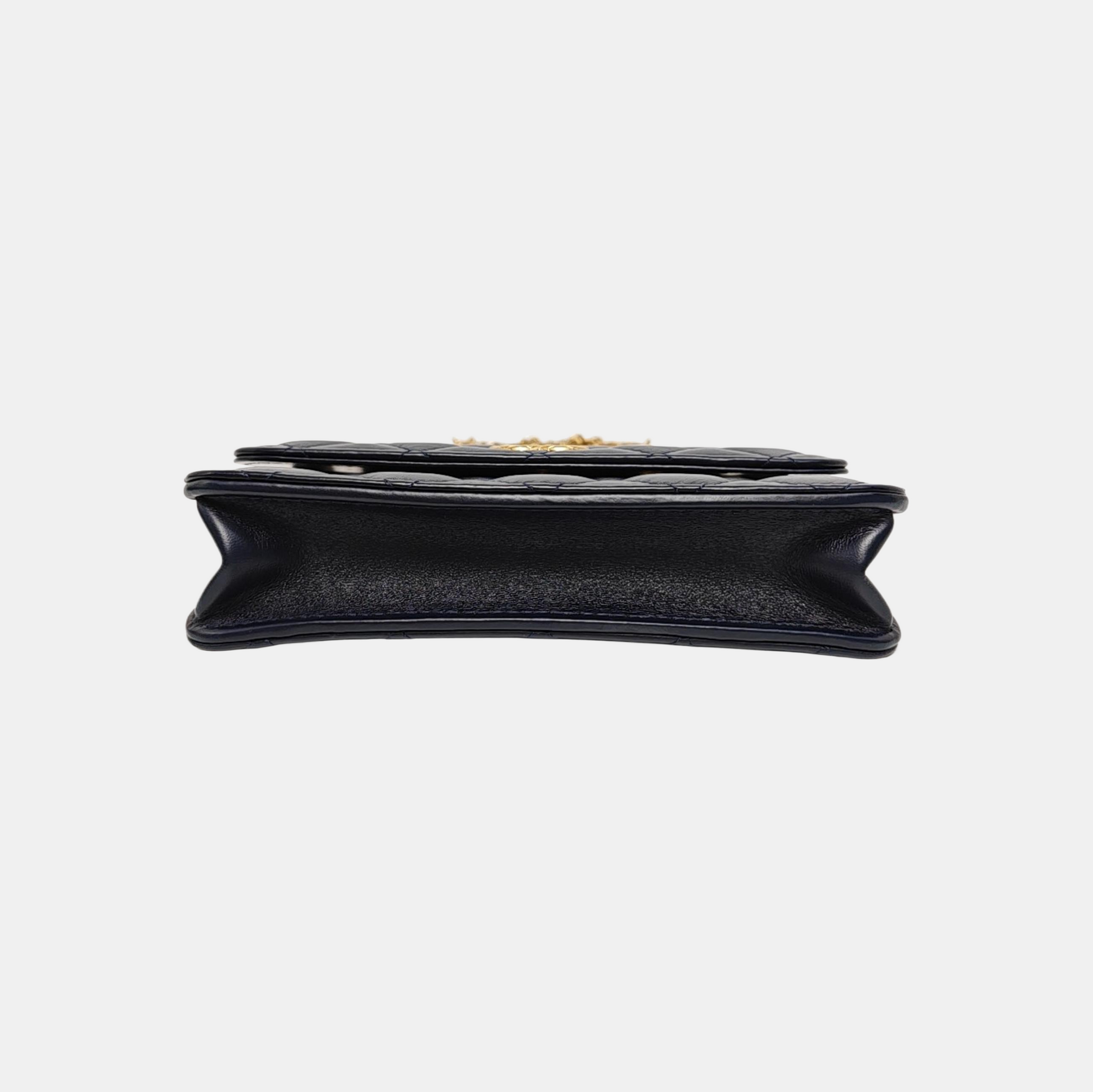 WOC Quilted Lambskin Blue