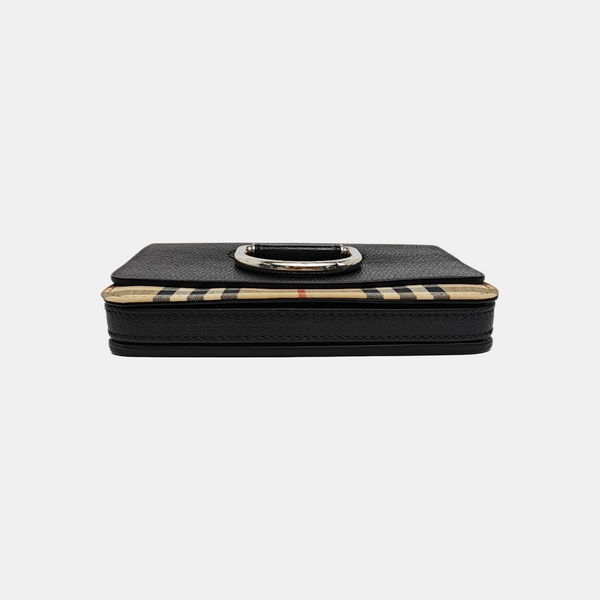 D-Ring Mini Calfskin Black