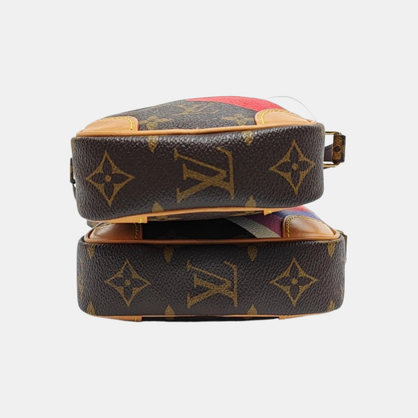 PANAME SET Monogram Coated Canvas Brown