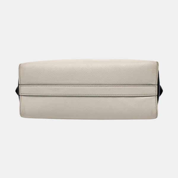 Calfskin Shoulder Bag White