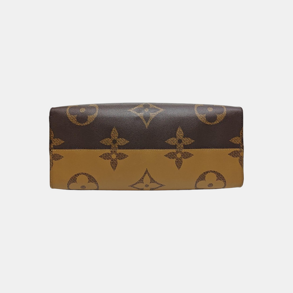 Authenticated pre-owned  ONTHEGO GM Monogram Coated Canvas Brown - Tote Bag at Looply