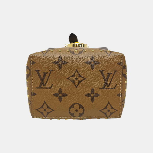 Monogram Coated Canvas Shoulder Bag Brown