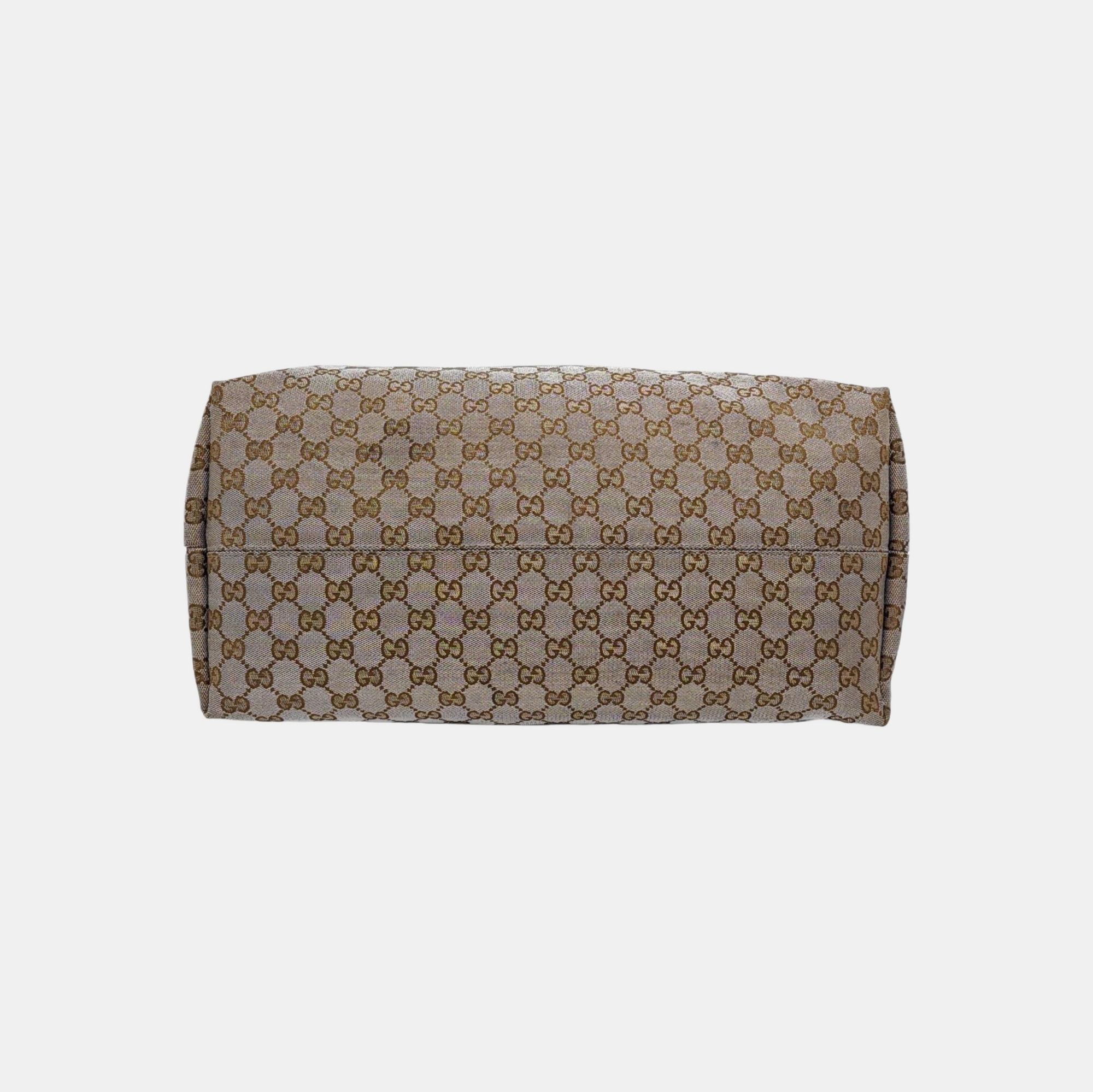Monogram Canvas Top Handle Bag Brown