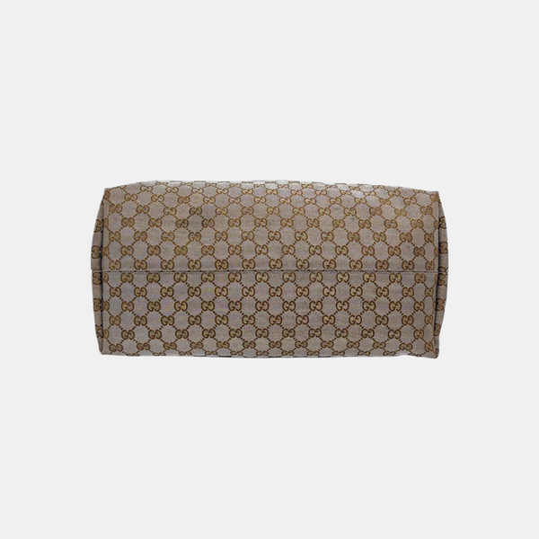 Monogram Canvas Top Handle Bag Brown