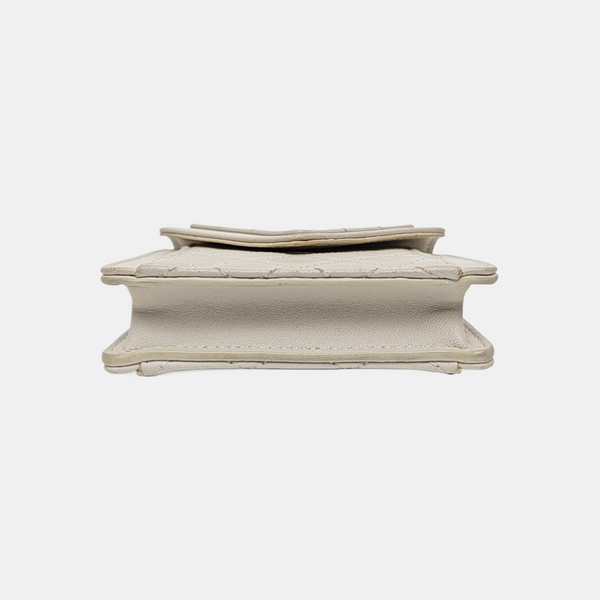 GABY Quilted Lambskin White
