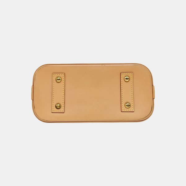 ALMA BB Monogram Coated Canvas Brown