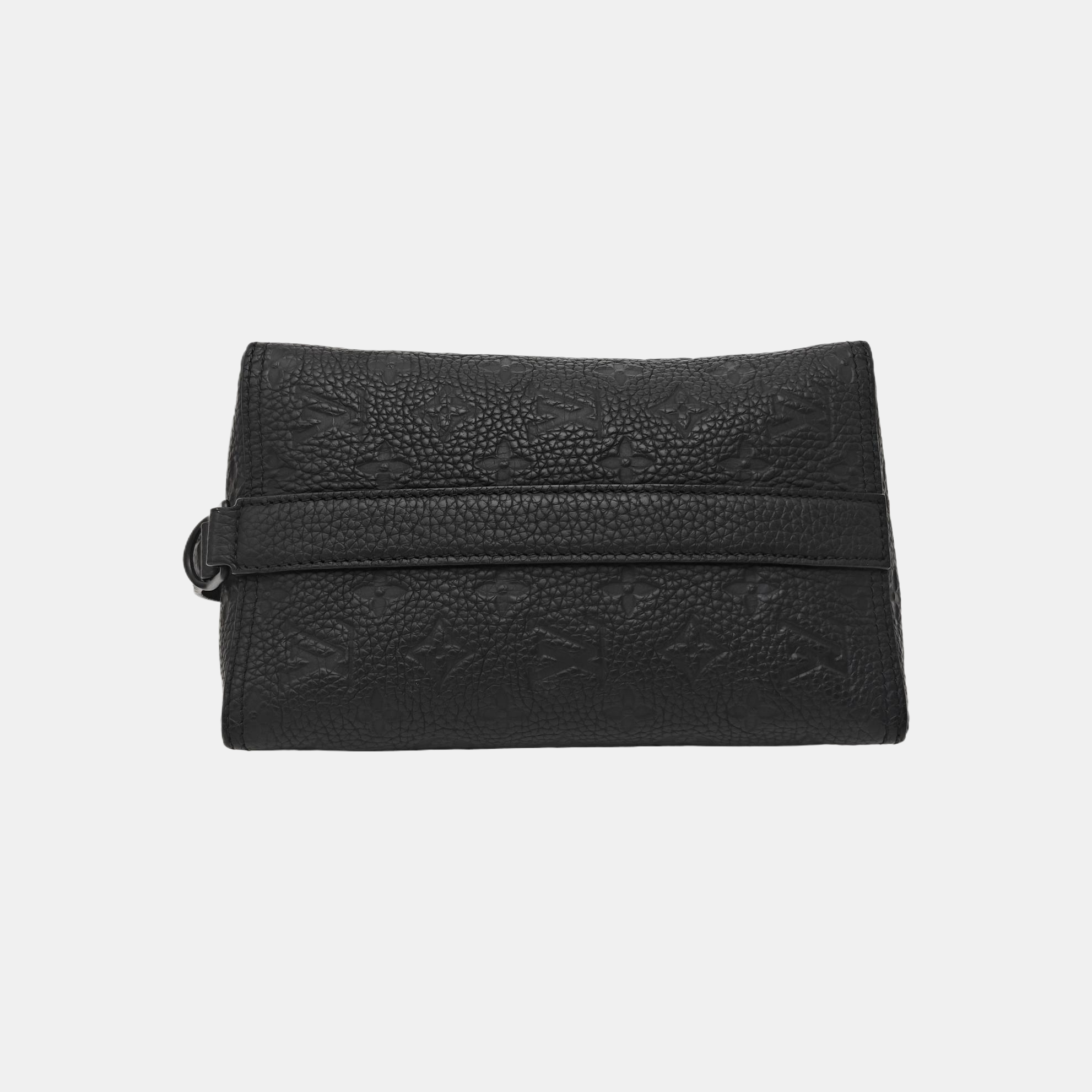 TRIANGLE Monogram Calfskin Black